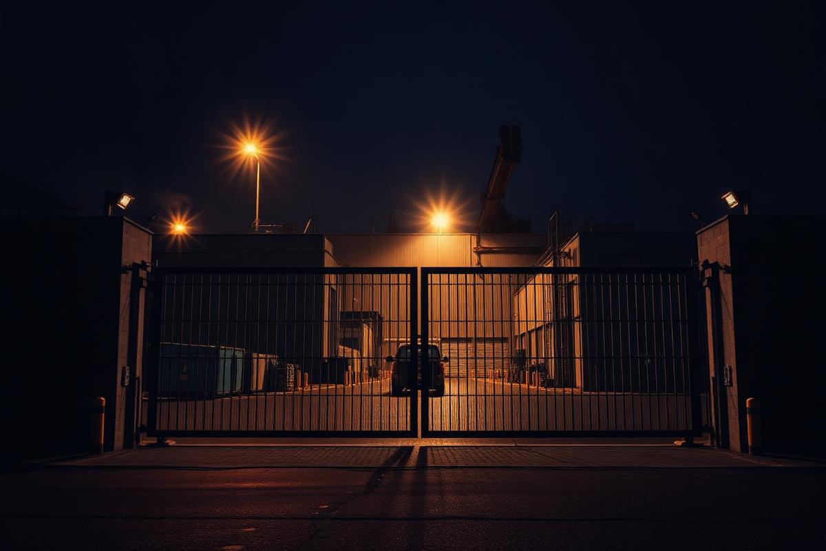 Werkschutz bei Nacht